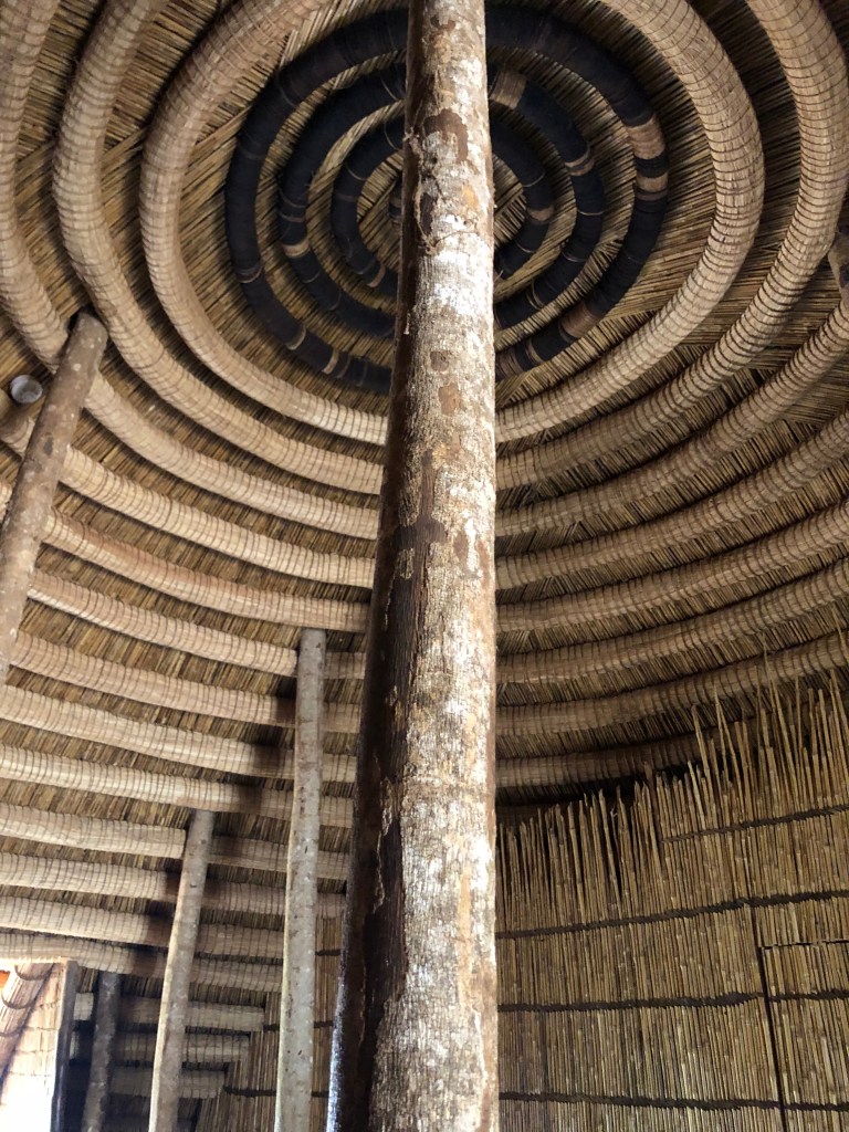 Hand-Woven Ceiling Uganda Kasubi Tombs Entrance